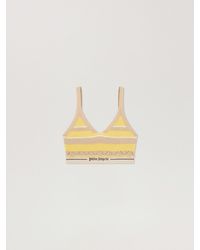 Palm Angels - Logo Beach Knit Top - Lyst