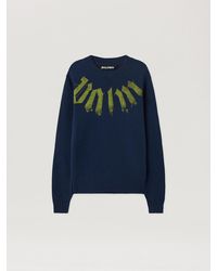 Palm Angels - Big Neck Logo Sweater - Lyst