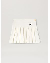 Palm Angels - Monogram Pleated Skirt - Lyst