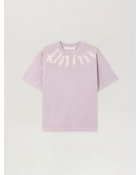 Palm Angels - Big Neck Logo Loose T-Shirt - Lyst