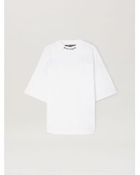 Palm Angels - Oversized Logo T-shirt White - Lyst