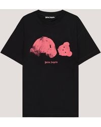 Palm Angels - Spray Broken Bear T-Shirt - Lyst