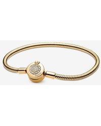 PANDORA - 14k Gold Bracelet Charm Compatible Moments - Gift For Her - No - Lyst