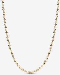 PANDORA - Ball Chain Necklace - Lyst
