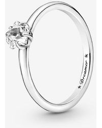 PANDORA - Celestial Sparkling Star Solitaire Ring - Lyst
