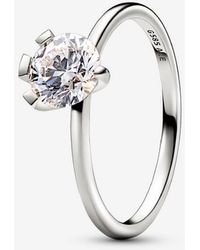 PANDORA - Nova 14K Lab-Grown Diamond Ring - Lyst