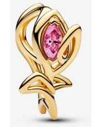 PANDORA - Tulip Openwork Charm - Lyst