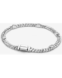 PANDORA - Heart Cuban Chain Bracelet - Lyst