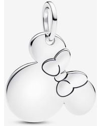 PANDORA - Disney Minnie Mouse Engravable Dangle Charm - Lyst