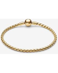 PANDORA - Round Clasp Wing Chain Bracelet - Lyst