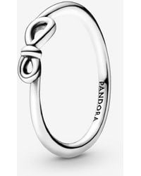 PANDORA - Infinity Knot Ring - Lyst