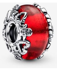 PANDORA - Christmas Magic Murano Glass Charm - Lyst