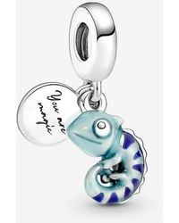 PANDORA - Colour-Changing Chameleon Dangle Charm - Lyst