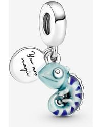 PANDORA - Colour-Changing Chameleon Dangle Charm - Lyst