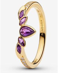 PANDORA - Disney Frozen Queen Anna Tiara Ring - Lyst