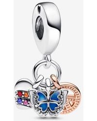 PANDORA - Protective Hamsa Hand Dangle Charm - Lyst