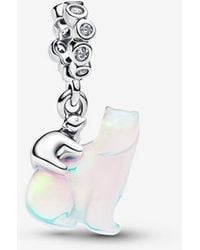 PANDORA - Polar Bear Mother & Cub Dangle Charm - Lyst