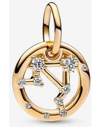 PANDORA - Libra Zodiac Dangle Charm - Lyst