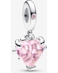 PANDORA - Family Tree & Heart Dangle Charm - Lyst