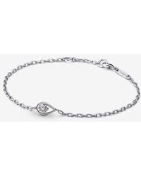 PANDORA - Infinite Sterling Silver Lab-grown Diamond Chain Bracelet - Lyst