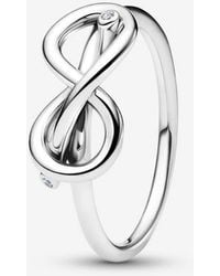 PANDORA - Infinity Knot Ring - Lyst