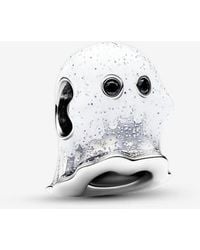 PANDORA - Glow-In-The-Dark Boo Ghost Charm - Lyst