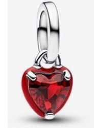 PANDORA - Chakra Heart Mini Dangle Charm - Lyst