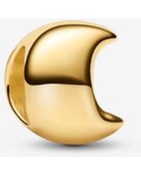 PANDORA - Moon Mini Charm - Lyst