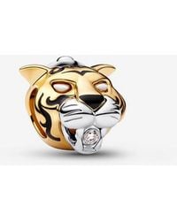 PANDORA - Disney Princess Jasmine Rajah Lab-Grown Diamond Charm - Lyst