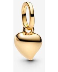 PANDORA - Heart Mini Dangle Charm - Lyst