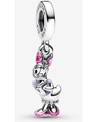 PANDORA - Disney Daisy Duck Dangle Charm - Lyst