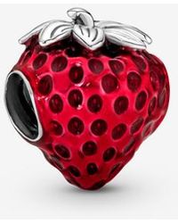 PANDORA - Charm 791681c01 Fresa Sin Semillas - Lyst