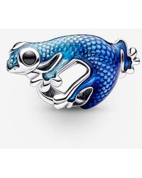 PANDORA - Moments Charm 792701c01 Geco Blue - Lyst