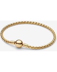 PANDORA - Round Clasp Wing Chain Bracelet - Lyst