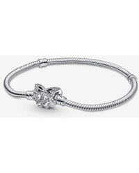 PANDORA - Women Silver Bangle - 597943-21 - Lyst