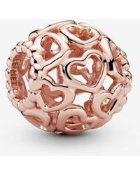 PANDORA - Hearts All Over Charm - Lyst