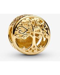 PANDORA - Openwork Family Roots Charm - Lyst