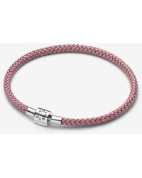 PANDORA - Shimmering Cord Bracelet - Lyst