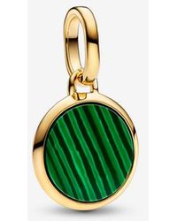 PANDORA - Engravable Mini Medallion Charm - Lyst