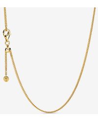 PANDORA - Curb Chain Necklace - Lyst