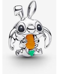 PANDORA - Disney Stitch Easter Bunny Charm - Lyst