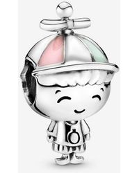 PANDORA - Propeller Hat Boy Charm - Lyst