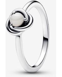 PANDORA - June Birthstone Eternity Circle Ring - Lyst