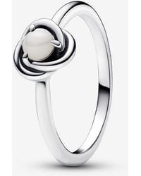 PANDORA - June Birthstone Eternity Circle Ring - Lyst
