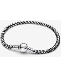 PANDORA - Cord Box Chain Bracelet - Lyst