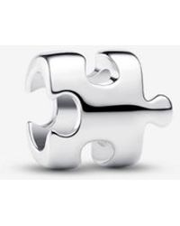 PANDORA - Puzzle Piece Mini Charm - Lyst