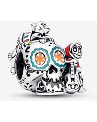 PANDORA - Disney Pixar Coco Miguel & Dante Skull Glow-In-The-Dark Charm - Lyst
