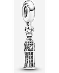 PANDORA - London Big Ben Dangle Charm - Lyst