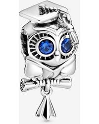 PANDORA - Wise Owl Graduation Charm - Lyst