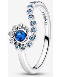 PANDORA - Disney Moana Ocean Wave Ring - Lyst